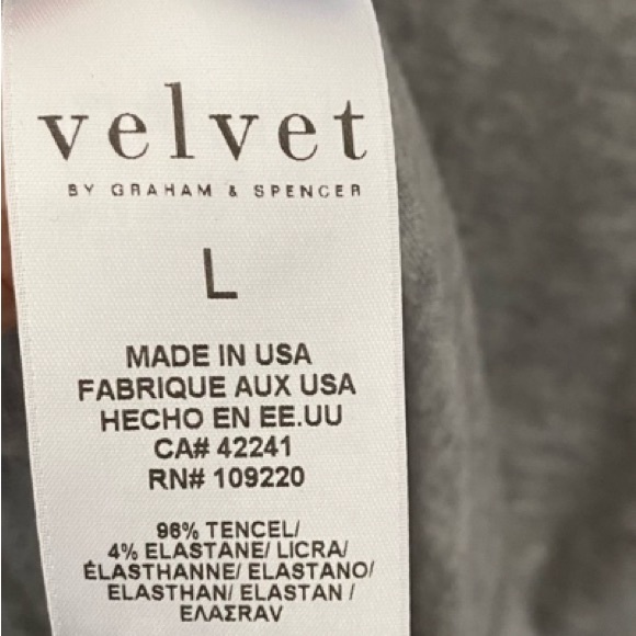 Velvet by Graham & Spencer - TALISIA GAUZY WHISPER MOCK NECK TEE - Picture 4 of 8